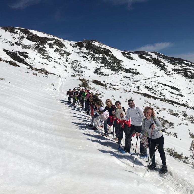 Snowshoeing in Alto Campoo, Cantabria